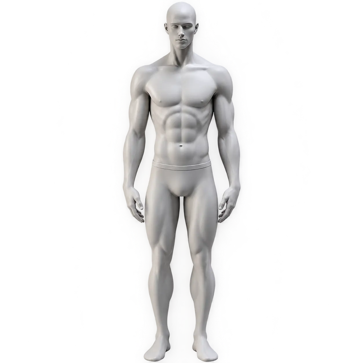 3D human body MRI scan model